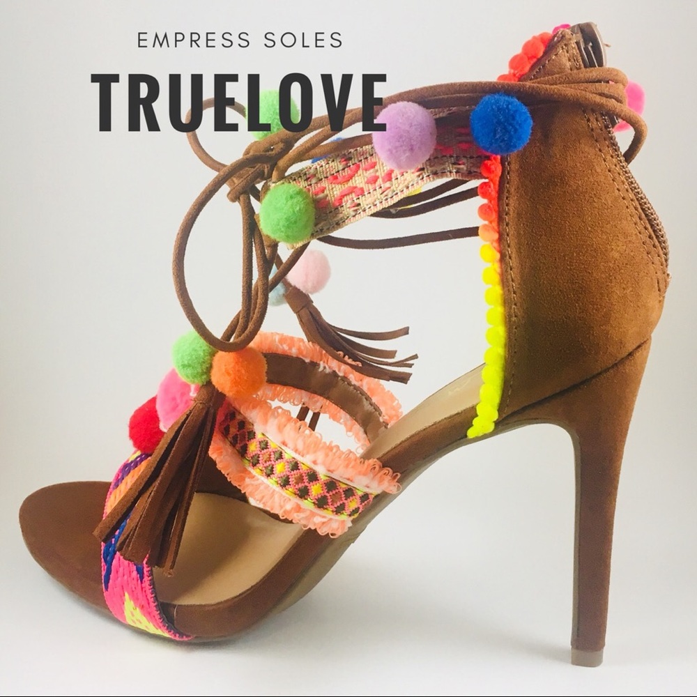True Love - Tribal Embroidered Heel